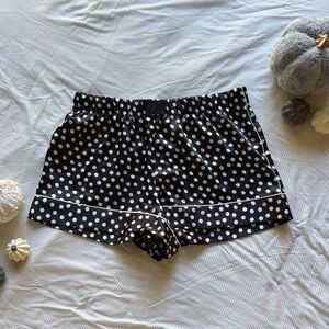 Victoria's Secret Black and White Polka Dot Skirt